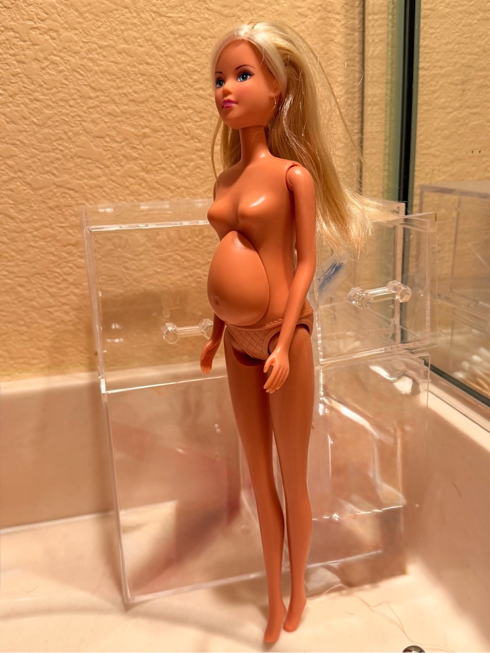 Pregnant Fashion Doll - Blonde Maternity Play Doll